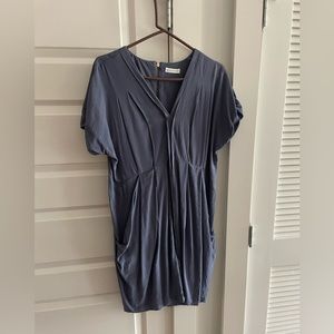 Professional blue dress